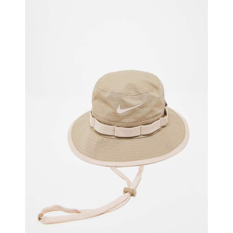 Nike Boonie bucket hat in beige