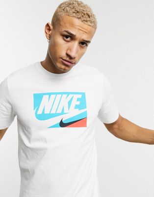 Nike box logo t-shirt in white | ASOS
