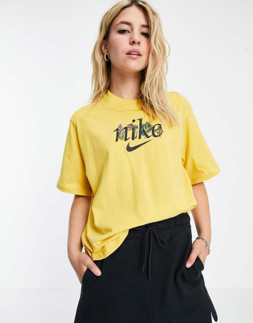 Mustard color 2025 nike shirt