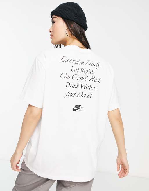 Asos nike boyfriend t shirt online