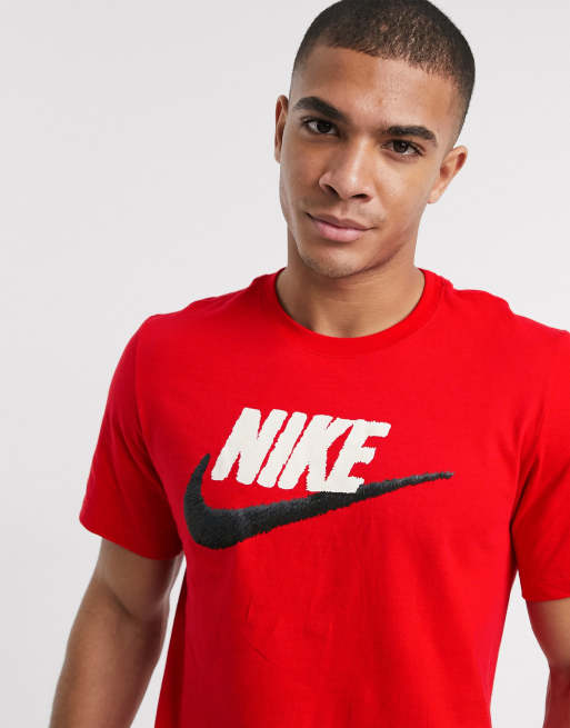 Nike Brand Mark t-shirt in red | ASOS