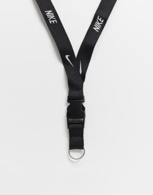 Nike Nike branded lanyard in black