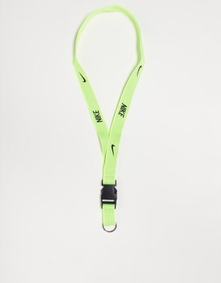 Neon green store nike lanyard