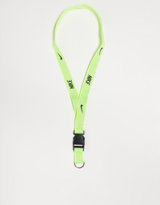 Neon green nike lanyard hotsell