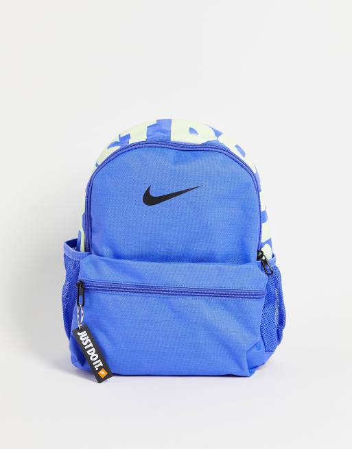 Nike Brasilia Backpack 30L Blue Print DR6113-410, Blue, X-Large