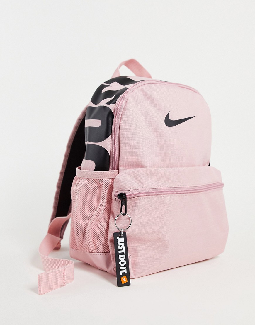 Nike Brasilia JDI mini backpack in pale pink