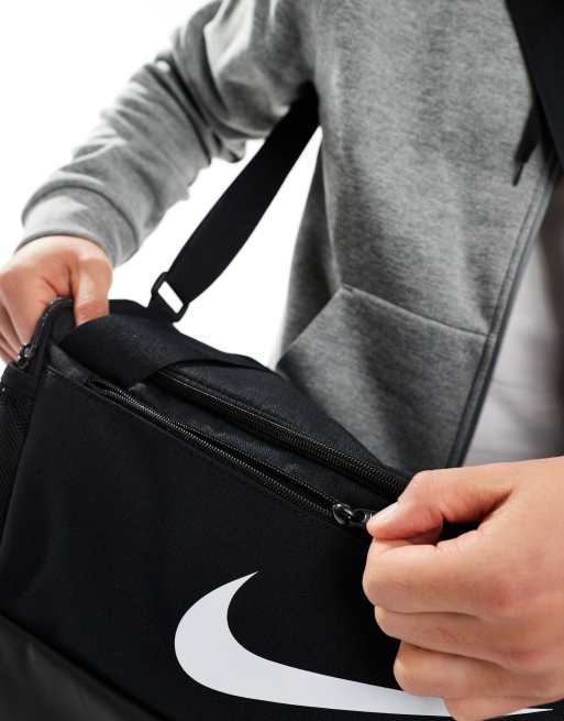 Nike Brasilia small duffel bag in black ASOS