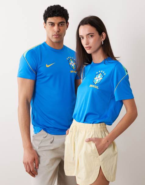 Nike Brazil World Cup 26 backprint t-shirt in blue - view 1