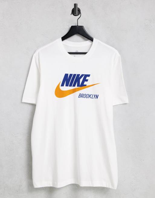 Nike Brooklyn t shirt in white ASOS