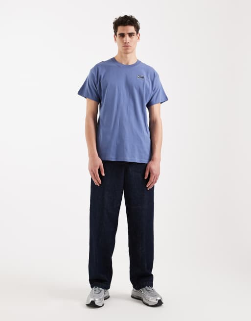 Nike bubble back print t-shirt in blue, 2 of 5