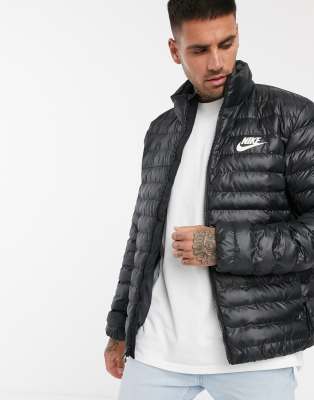 black bubble coat nike