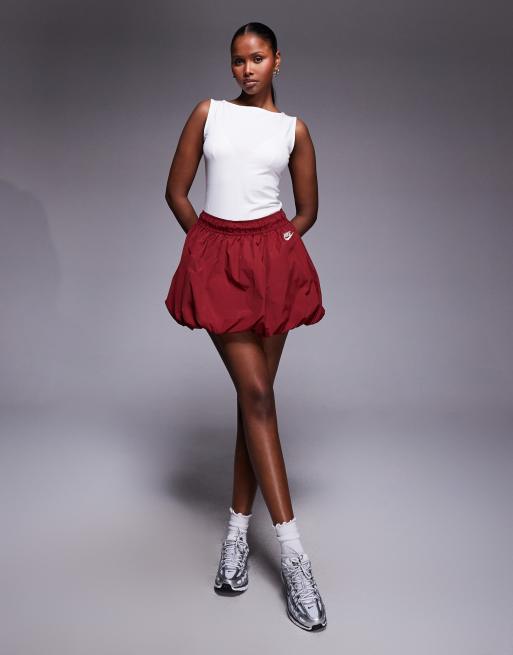 Nike bubble skirt in red, 2 of 5