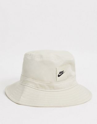 Nike bucket hat in beige