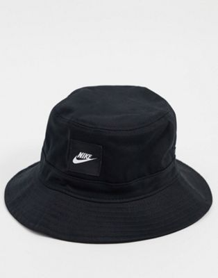 Nike bucket hat with logo in black