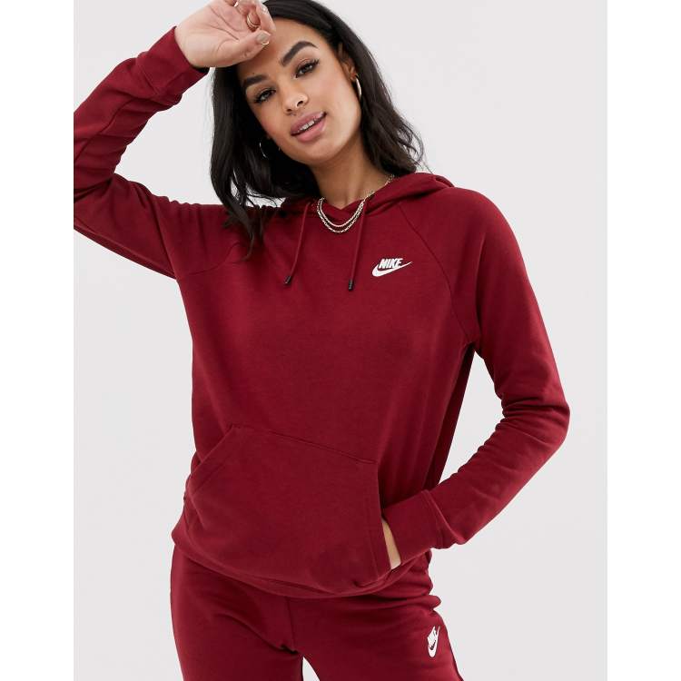 Nike burgundy outlet jumper