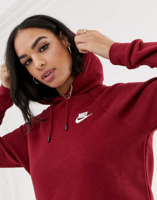 burgundy nike sweatshirt