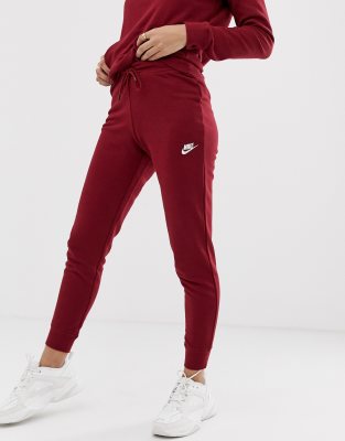 maroon joggers nike