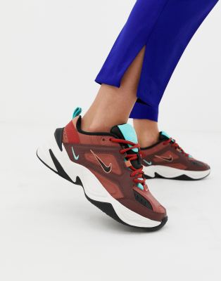 nike burgundy m2k tekno