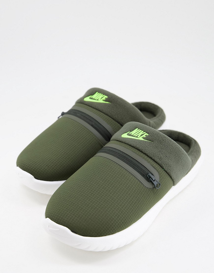 Nike - Burrow - Sliders kaki-Verde infradito uomo Verde