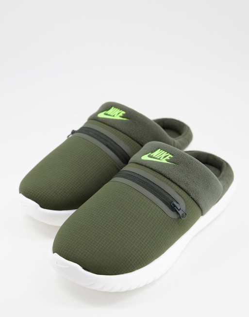 Nike Burrow slides in khaki