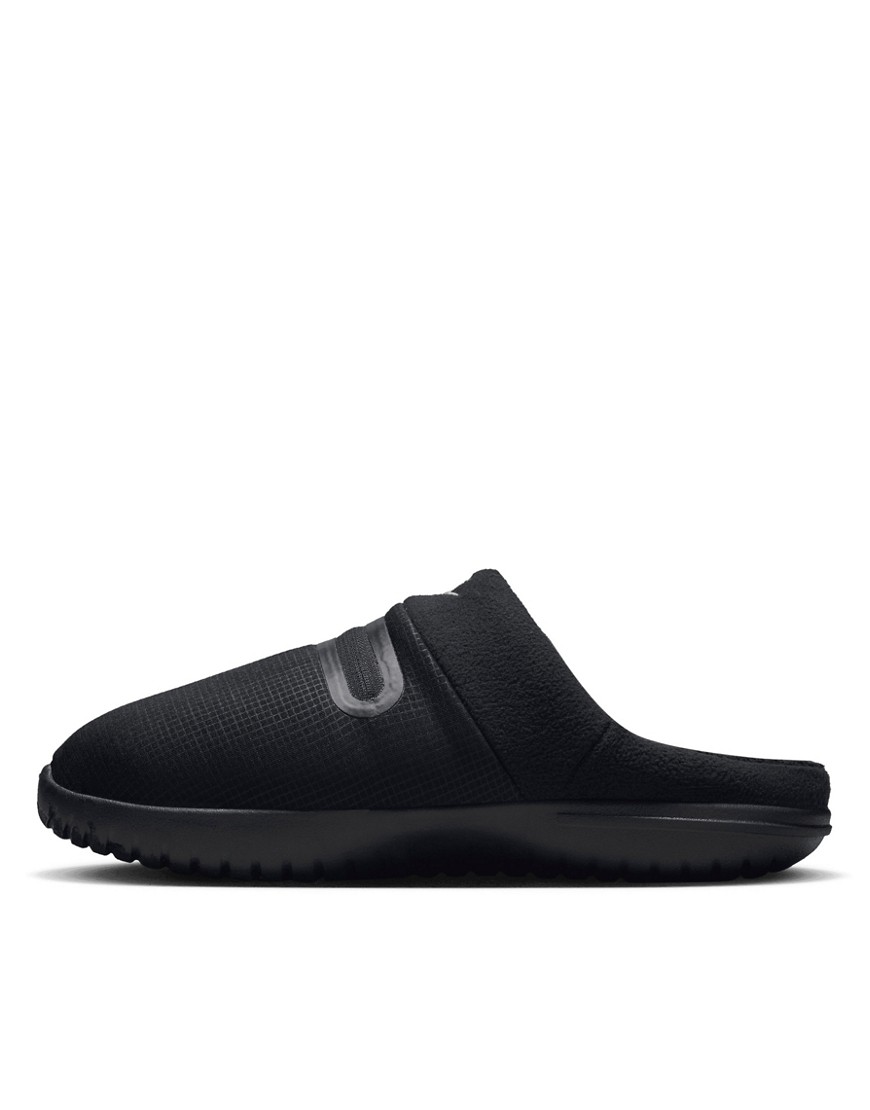 Shop Nike Burrow Slipper In Black