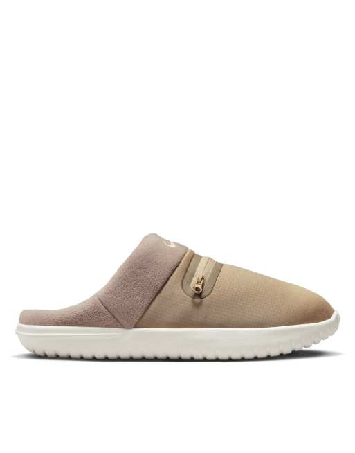 Nike Burrow slippers in beige | ASOS