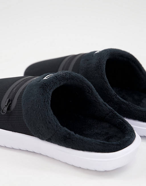  Nike Burrow slippers in black 