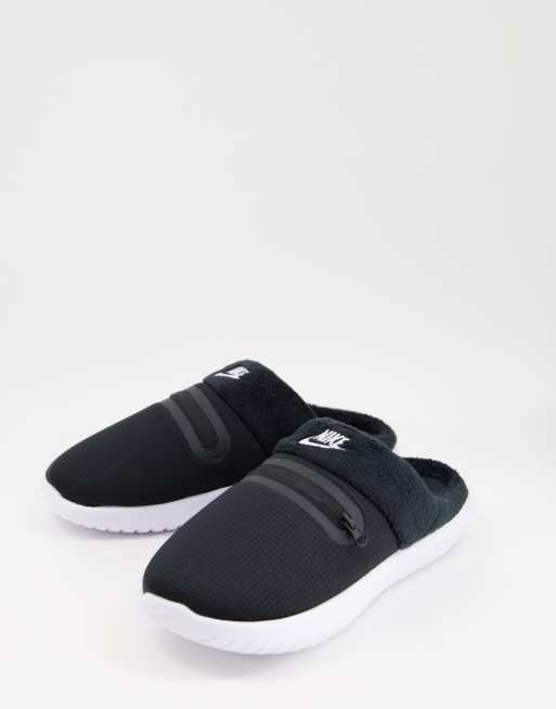 Nike – Burrow – Svarta tofflor