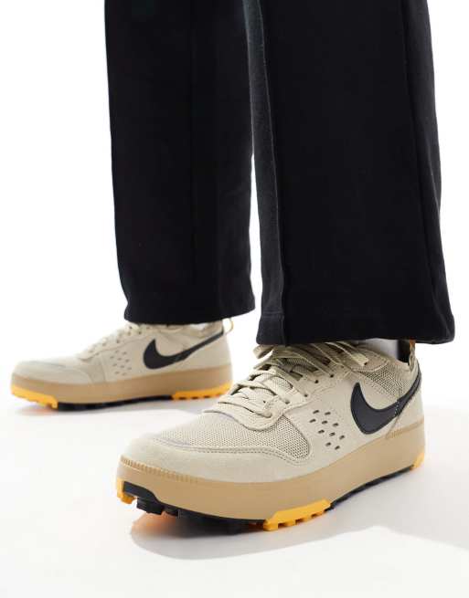 Nike C1ty sneakers in beige and black
