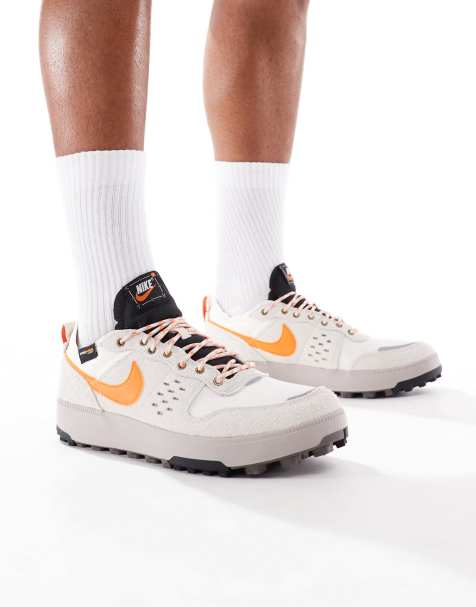 Nike C1TY sneakers in off-white and orange - view 1