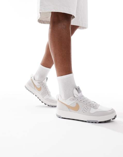 Nike C1ty trainers in beige and grey - view 1
