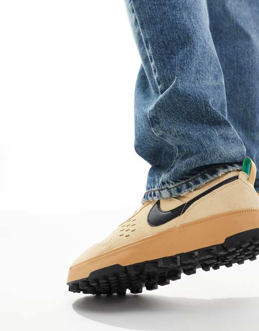 Nike C1TY trainers in light brown and black ASOS