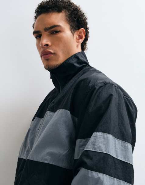Nike Calcio Premier i96 giacca da tuta nera e grigia - view 1