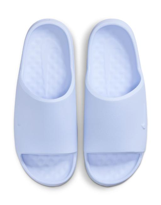 Nike Calm 2.0 slides in light blue, 3 of 4