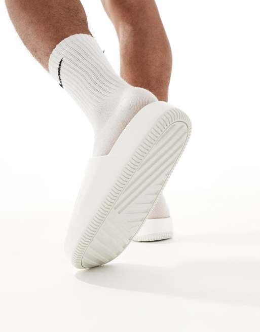 Nike - Calm - Claquettes - Blanc , 2 de 4