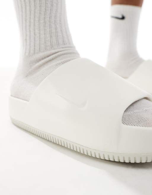 Nike - Calm - Claquettes - Blanc , 4 de 4
