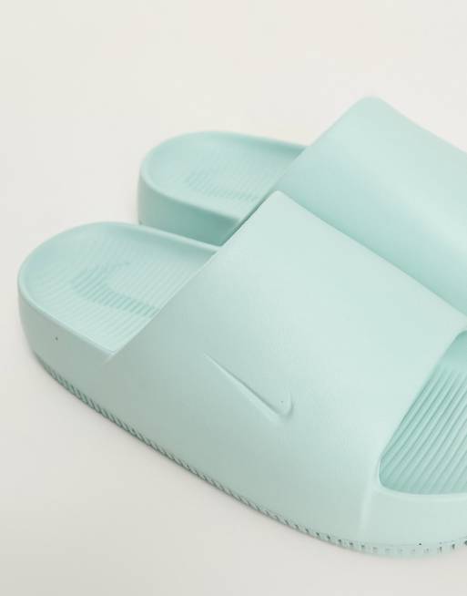 Nike Calm Claquettes Bleu jade glac