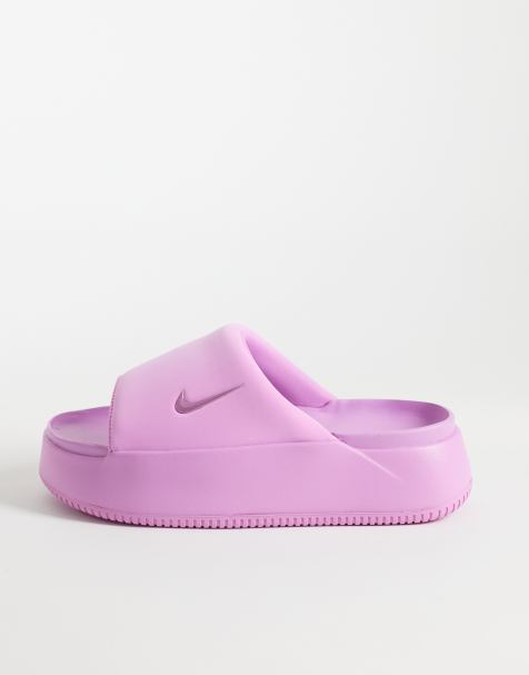 Nike Calm Elevation claquettes roses - view 1