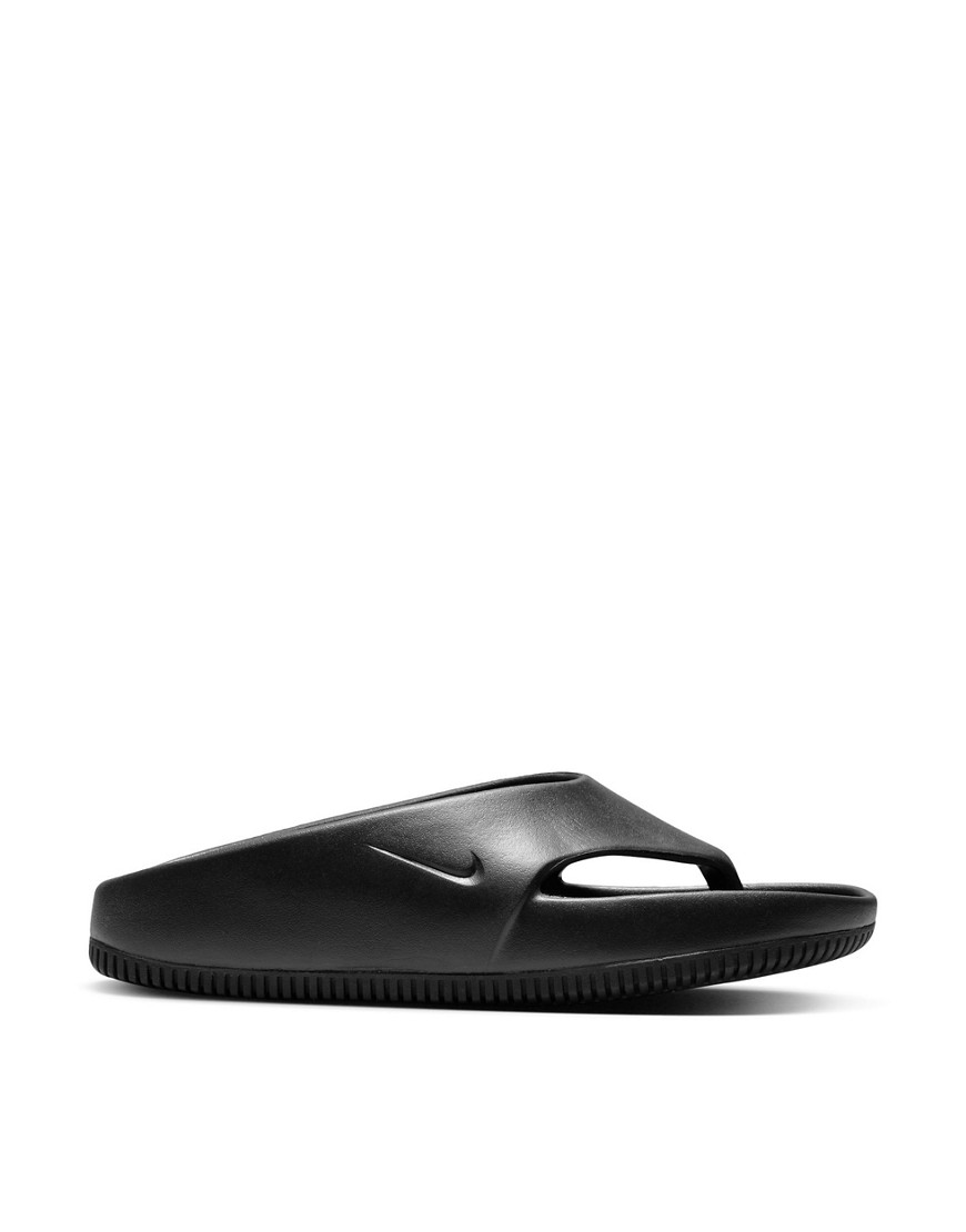 Shop Nike Calm Flip Flops In Black