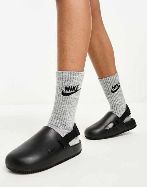 Nike Calm Mule in black | ASOS