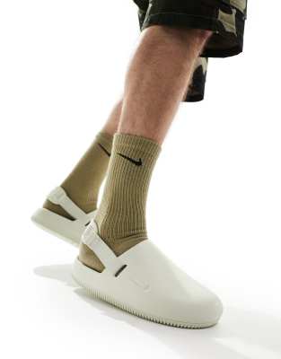 Nike Calm Convertible Slingback Mule In White