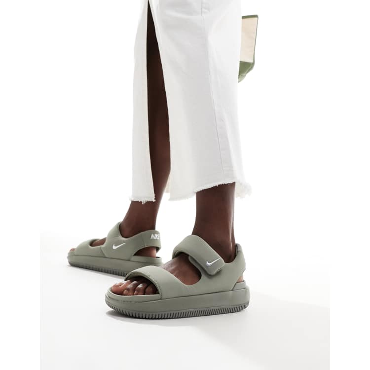 Nike Calm sandal in light army ASOS