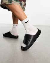 Nike Benassi sliders in black 343880 001 ASOS