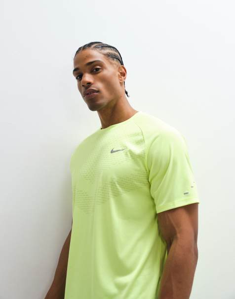 Nike - camiseta Running Dri-FIT amarilla - view 1