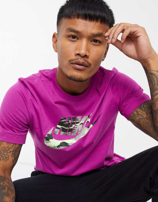 Nike purple camo shirt best sale