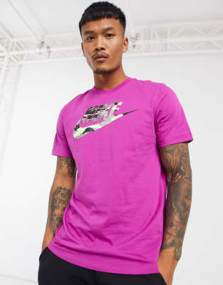 purple camo shirt nike