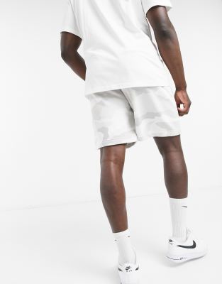 nike white camo shorts