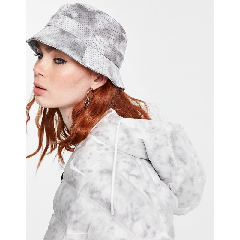 Donna Accessori Nike - Cappello da pescatore grigio tie-dye