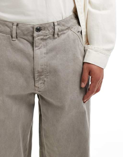 Nike carpenter pants in light gray | ASOS