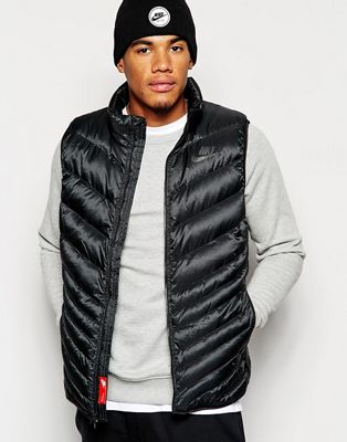 nike quilted gilet